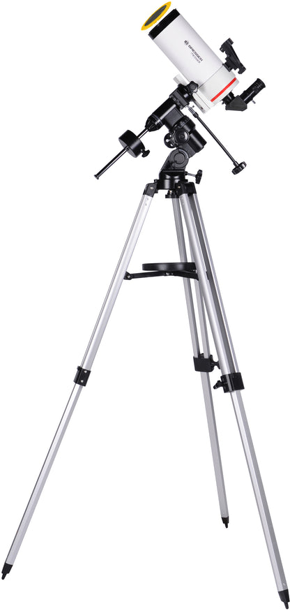 Телескоп Bresser Maksutov 100/1400 EQ3 з сонячним фільтром і адаптером для смартфона (4610149)