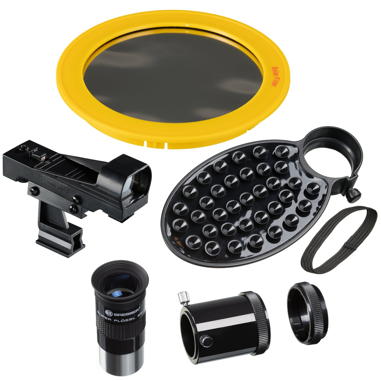 Bresser Nano NT-114/500 AZ telescope with Sony filter and adapter for smartphone (4514500)