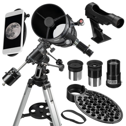 Bresser Pollux 150/1400 EQ3 Carbon telescope with Sony filter and smartphone adapter (4690900)