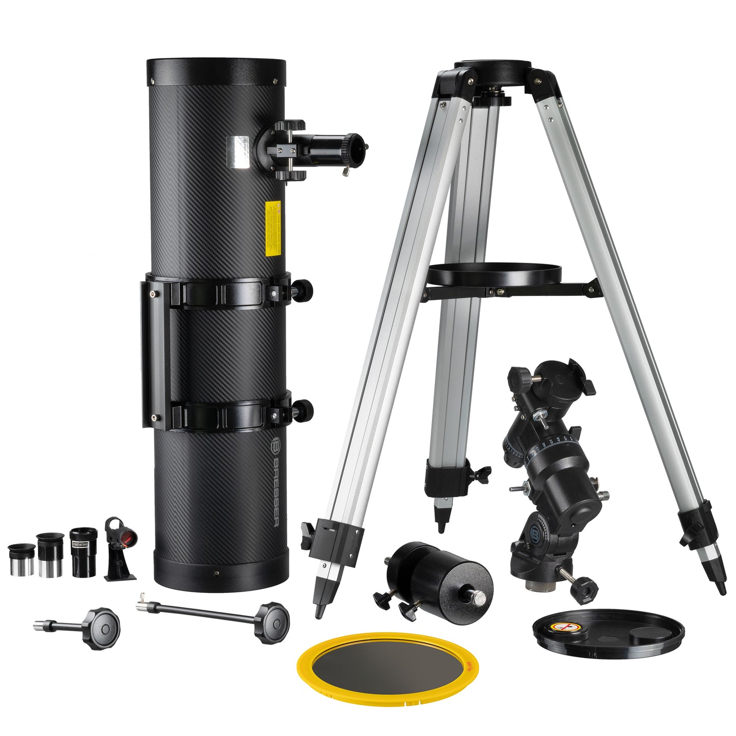 Bresser Pollux 150/1400 EQ3 Carbon telescope with Sony filter and smartphone adapter (4690900)