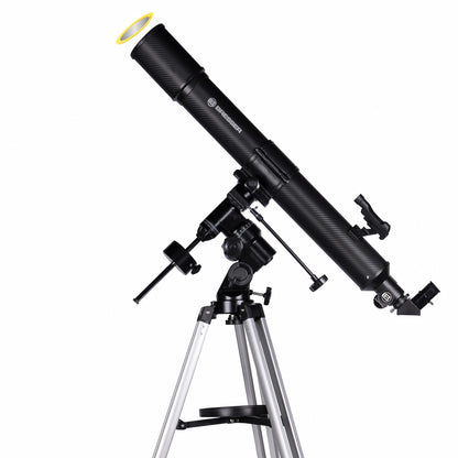 Bresser Quasar 80/900 EQ Refractor Solar Carbon telescope with solar filter and smartphone adapter (4780909)