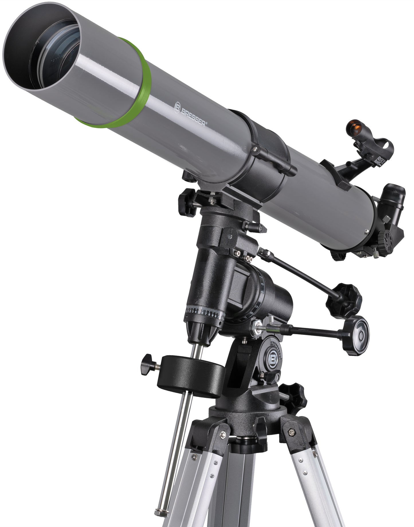 Bresser Space Explorer 90/900 EQ3 telescope with monthly filter and smartphone adapter (9621801)
