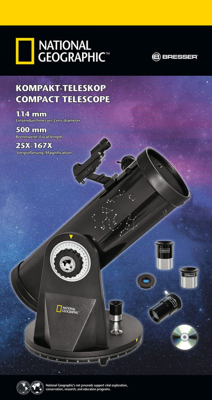 National Geographic 114/500 Compact Telescope (9065000)