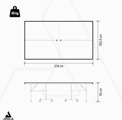 Tennis table Joola Outdoor J100A Gray (11647)