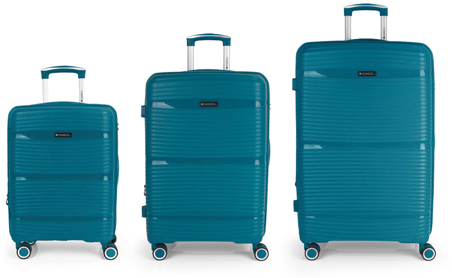 Valise Gabol Akane (L) Turquoise (122447-018)