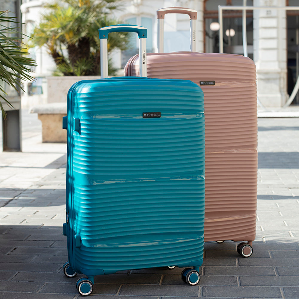 Valise Gabol Akane (L) Turquoise (122447-018)