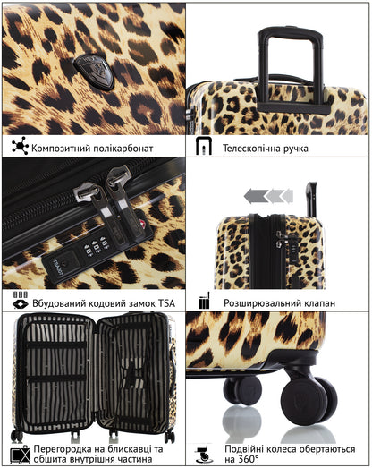 Valise Heys Brown Leopard (L) (13128-3041-30) 