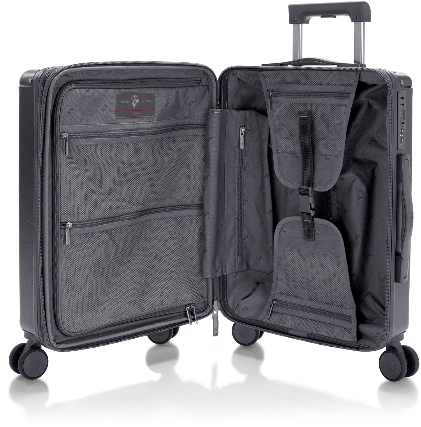 Valise Heys Luxe (S) Gunmetal (10160-0063-21)