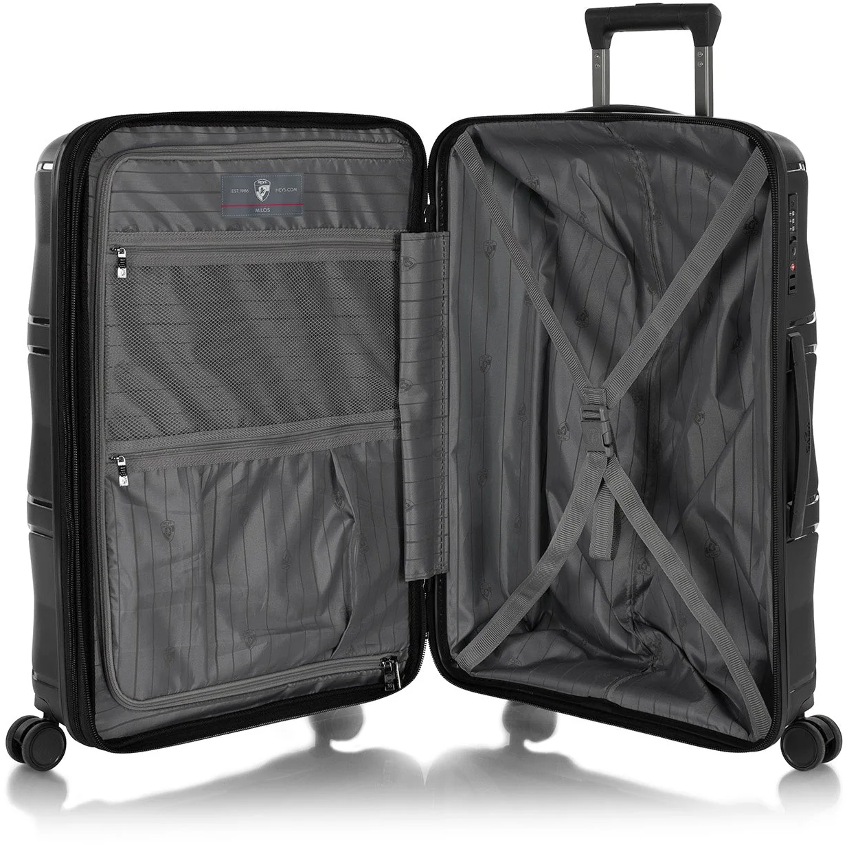 Valise Heys Milos (M) Black (10159-0001-26)
