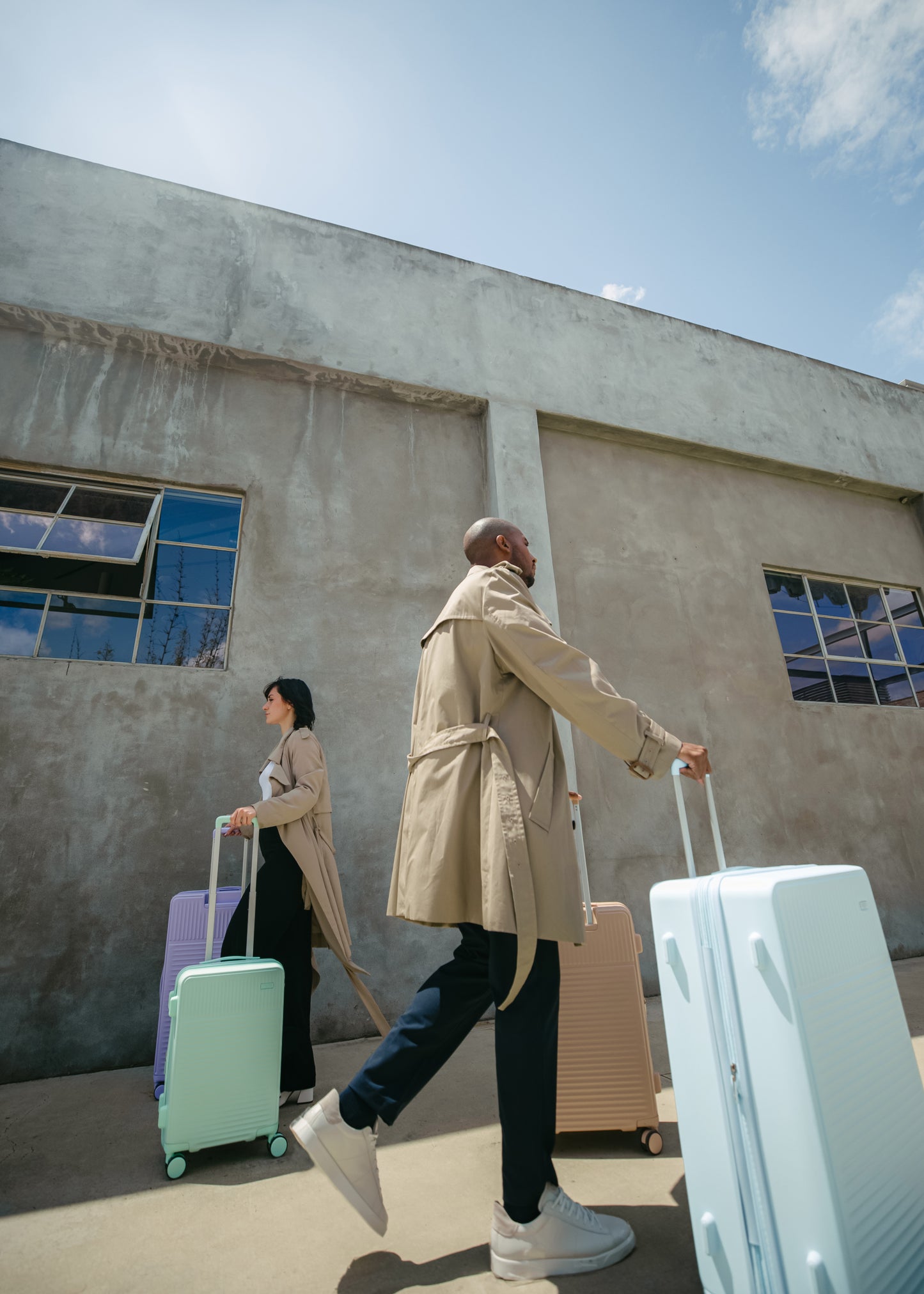 Valise Heys Pastel (M) Blue (10155-0004-26)