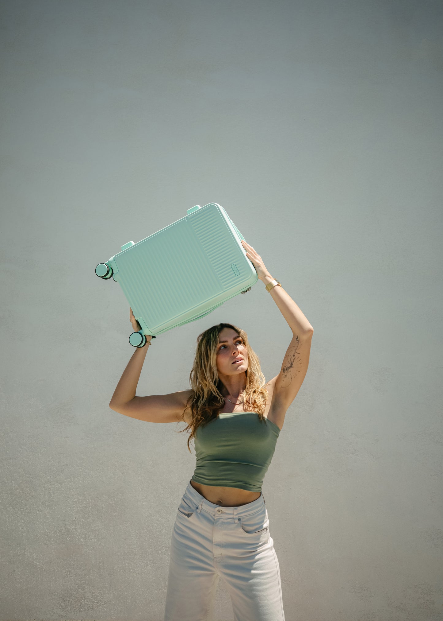 Valise Heys Pastel (M) Mint (10155-0098-26)