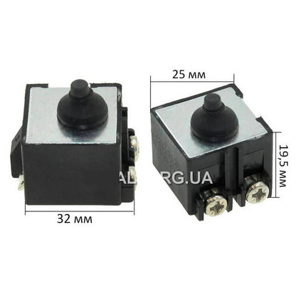 Кнопка болгарки (УШМ) Metabo W 750-125 / W 750-115 оригинал 343412120