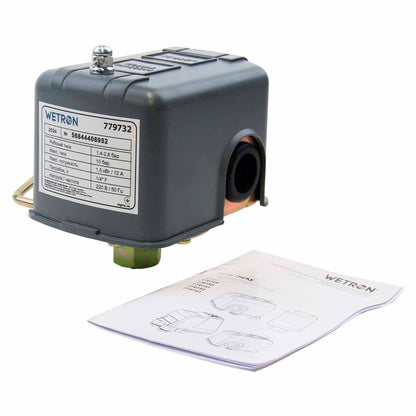 Pressure switch with dry-running pump protection (Nut, thread 1/4’’ F 13 mm)