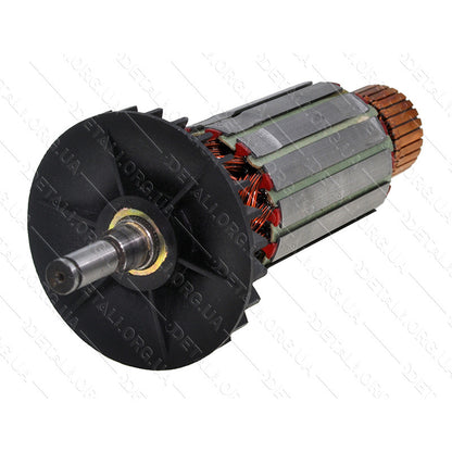 Якорь для угловой шлифовальной машины (болгарки) Stern 230 N (194*48 шлиц 9 мм)