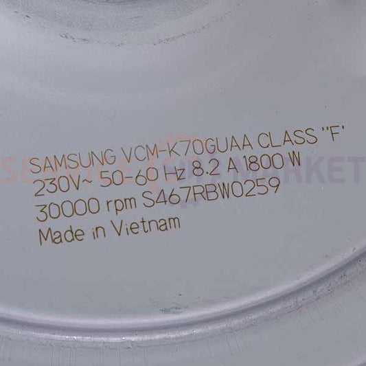 Samsung vacuum cleaner motor DJ31-00067P 1800W D135/84mm H35/111mm (with protrusion)