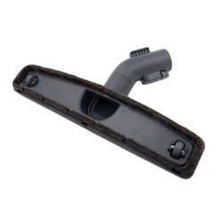 Parquet brush for vacuum cleaner NZ-63 on pipe with latch D=35mm LG dark gray