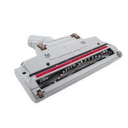 Turbo brush for vacuum cleaner on pipe with latch D=35mm LG gray