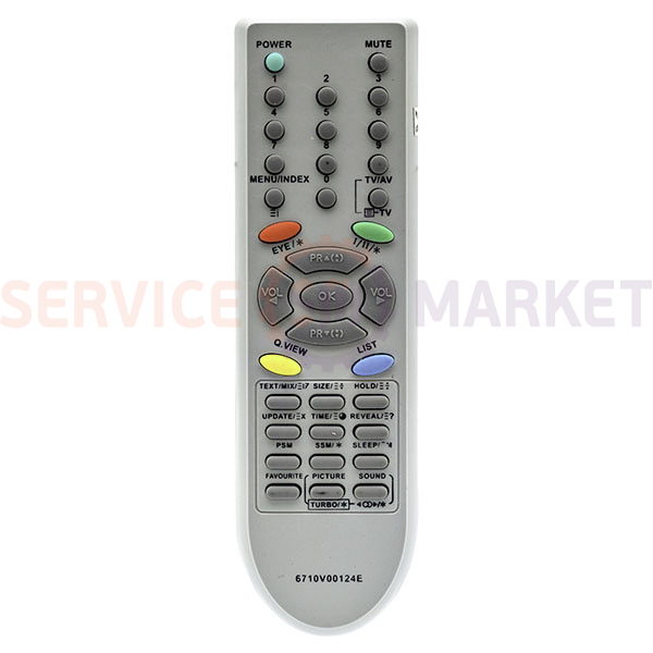 Remote control for TV 6710V00124E LG