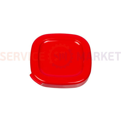 Set of lids (6 pcs.) for square jar Tefal red