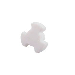 Coupler for microwave oven; H=17.7mm H petal=6.7mm white