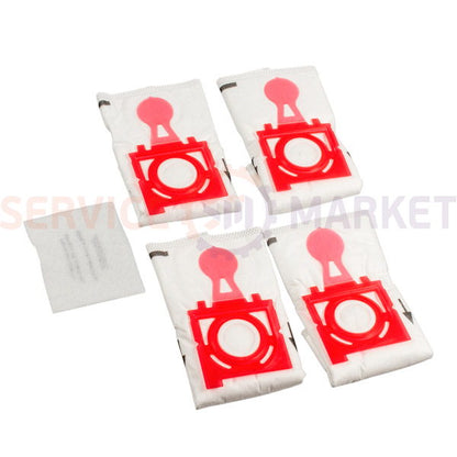 A set of vacuum cleaner bags Zelmer \ Bosch 12006468 SAFBAG 494220.00 ZVCA300B (4 pcs.)