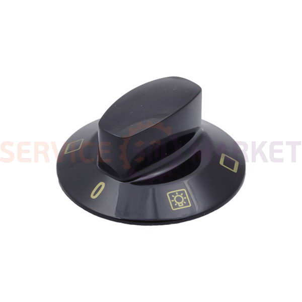 Ручка регулировки режимов духовки для плиты Gorenje черный