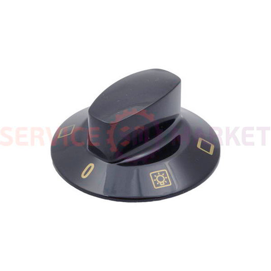 Ручка регулировки режимов духовки для плиты Gorenje черный