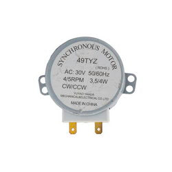 Двигатель поддона для СВЧ печи 49TYZ 4/5r/min 30V 3.5/4W H(шток)=11mm