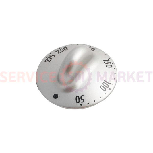 Ручка регулировки температуры духовки для плиты Gorenje серебристый