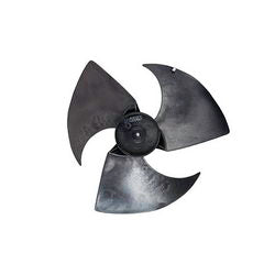 Крыльчатка наруж. блока для кондиц. D=401mm, H=119mm, D штока= 8mm (против час. стрелки) черный