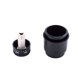 Temperature control knob for Pyramida oven silver/black