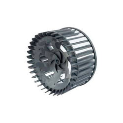 Impeller for hood D=120mm H=66mm shaft d=8mm (counterclockwise) Pyramida black