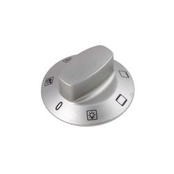 Ручка регулировки режимов духовки для плиты Gorenje серебристый