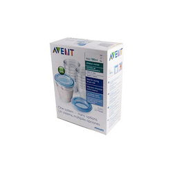 Контейнеры (10шт.) для грудного молока 180ml Philips