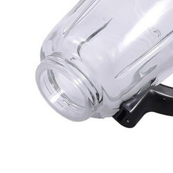 Blender bowl 1250ml (glass) 632201.0004 Zelmer black handle