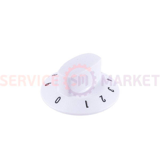 Ручка регулировки конфорки для эл. плиты Gorenje белый
