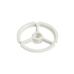 Sausage nozzle washer for meat grinder D= main 54mm/inst 50mm Elvo white