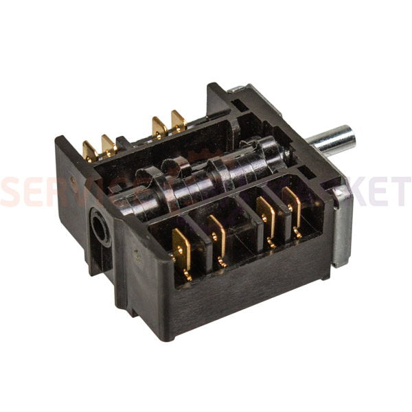 Power switch for electric cooker burners QF307 (6 pos.) Indesit