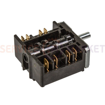 Power switch for electric cooker burners QF307 (6 pos.) Indesit