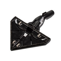 Parquet brush for vacuum cleaner on Delta pipe (angular) with latches. D=36mm Rowenta black