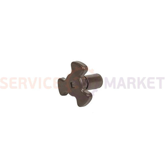 Coupler for microwave oven; H=28.5mm H petal=4.5mm brown