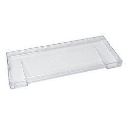 Freezer drawer panel (middle) 455x195mm Ariston transparent