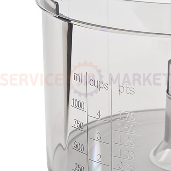 Main bowl 1000ml for kitchen combi. Bosch
