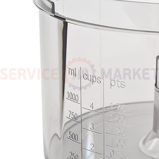 Main bowl 1000ml for kitchen combi. Bosch