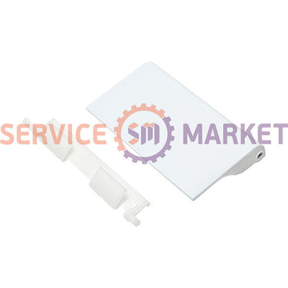 Ручка дверцы + крепление мороз. камеры для холодильника L=105mm Атлант белый