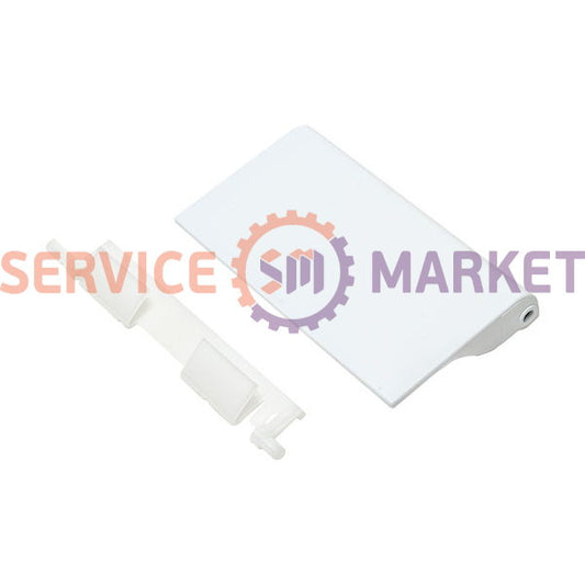 Ручка дверцы + крепление мороз. камеры для холодильника L=105mm Атлант белый