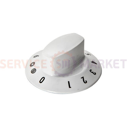 Ручка регулировки конфорки (3-х зон.) для эл. плиты Gorenje белый