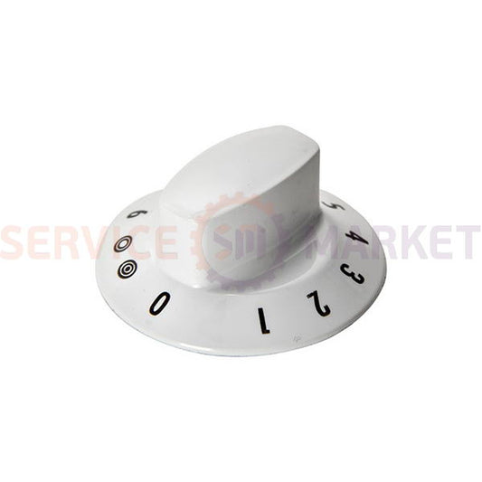 Ручка регулировки конфорки (3-х зон.) для эл. плиты Gorenje белый