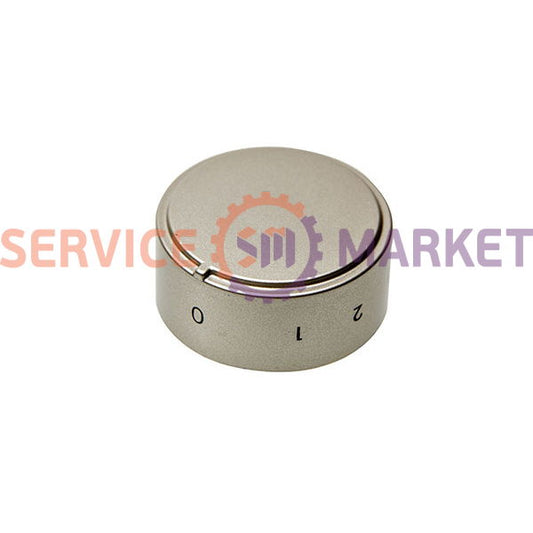 Ручка регулировки конфорки для эл. плиты Indesit серебристый