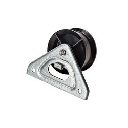Belt tension roller with bracket for Indesit dryer